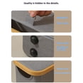 thumbnail image 3 of Injueey Almacene 12 rollos de pañuelos con facilidad en una cesta de almacenamiento de gran capacidad, cesta para la ropa sucia Almacenamiento y organización del hogar gris, 3 of 6
