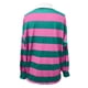 thumbnail image 4 of MHFRRA Camiseta de Manga Larga a Rayas, Informal, Holgada, con Cuello Levantado, Cómoda, para Uso Diario, Básica, para Otoño e Invierno Rosa Fuerte, 4 of 4