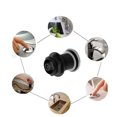 thumbnail image 2 of facefd Switch Air Garbage Button Pneumatic Self-lock Kit Stainless Steel Solid Anti-Corrosion Control Purpose Home Equipment, 2 of 6
