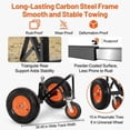 thumbnail image 3 of 1200 lbs Trailer Dolly, Heavy Duty Carbon Steel Trailer Mover with 2" Ball and 15.2" Pneumatic Tires for RV Trailers, 3 of 5