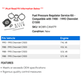 thumbnail image 2 of Fuel Pressure Regulator Service Kit - Compatible with 1988 - 1995 Chevy C1500 1989 1990 1991 1992 1993 1994, 2 of 2