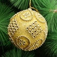 thumbnail image 5 of hulanddfd Glitter Sequin Foam Balls, 3.1 in Christmas Balls Hanging Ornaments for Xmas Tree Outdoor Decor and Holiday Party E, 5 of 7