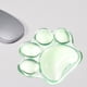 thumbnail image 1 of Alfombrilla ergonómica para ratón con diseño de garra de gato y reposamuñecas de silicona suave | Soporte de muñeca de gel transparente de color sólido | Alfombrilla antideslizante para juegos, 1 of 5
