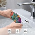 thumbnail image 3 of KLL Butterfly Flower Cascade Ultra Absorbent & Soft Hand Towels for Bath, Hand, Face, Gym and Spa-27.5x16in, 3 of 8