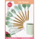 thumbnail image 1 of 12pcs Wooden Handle Silicone Kitchen Utensils Set, Non-stick Cookware Cooking Spatula & Spoon, Silicone Skimmer, Soup Ladle, Slotted Turner, 1 of 4