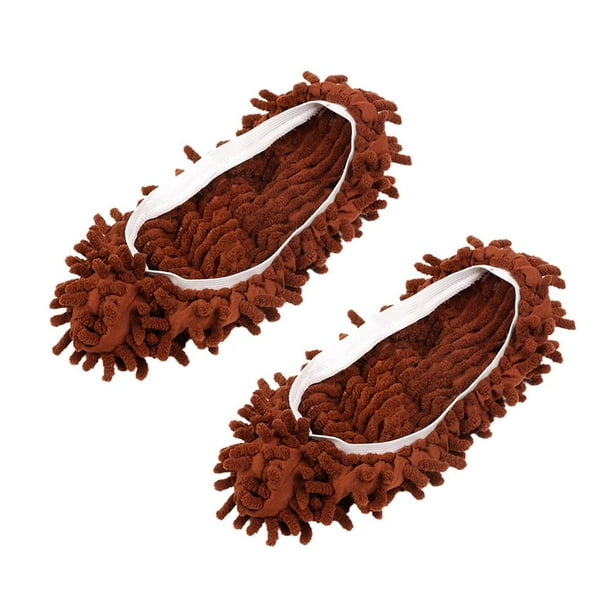 CAIROYAR Inicio Limpieza de pisos Zapatillas de microfibra Mopa de chenilla Zapatillas Flo Fast
