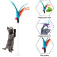 thumbnail image 4 of Chat Jouet Coloré Ventouse avec Cloche Printemps Souris Chat Printemps Plume, 4 of 7