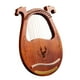 thumbnail image 1 of Instrumento de cuerda de caja de resonancia de arpa de lira de madera de 16 cuerdas con afinación, 1 of 7