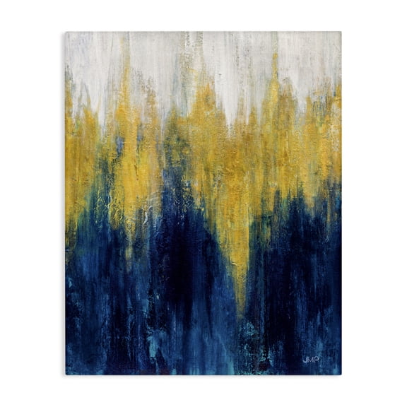 Stupell Industries Modern Blue & Yellow Abstraction Canvas Art, 24 x 30, by Julia Purinton