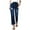 Dark Blue, variant on Womens Jeans High Waisted Stretchy Ripped Distressed Tummy Control Straight Ankle Jean for Women Trendy (Blue, M)