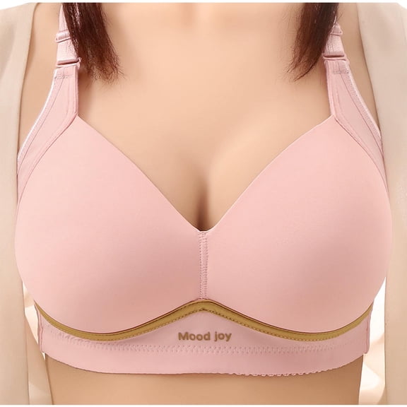 Wireless Sports Bras for Women Full Cup Smoothing No Underwire Brassiere Push up High Support Bralette