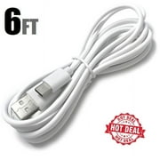 USB 3.1 Type C (USB-C) to Type A (USB-A) Cable in White 6.6 Feet