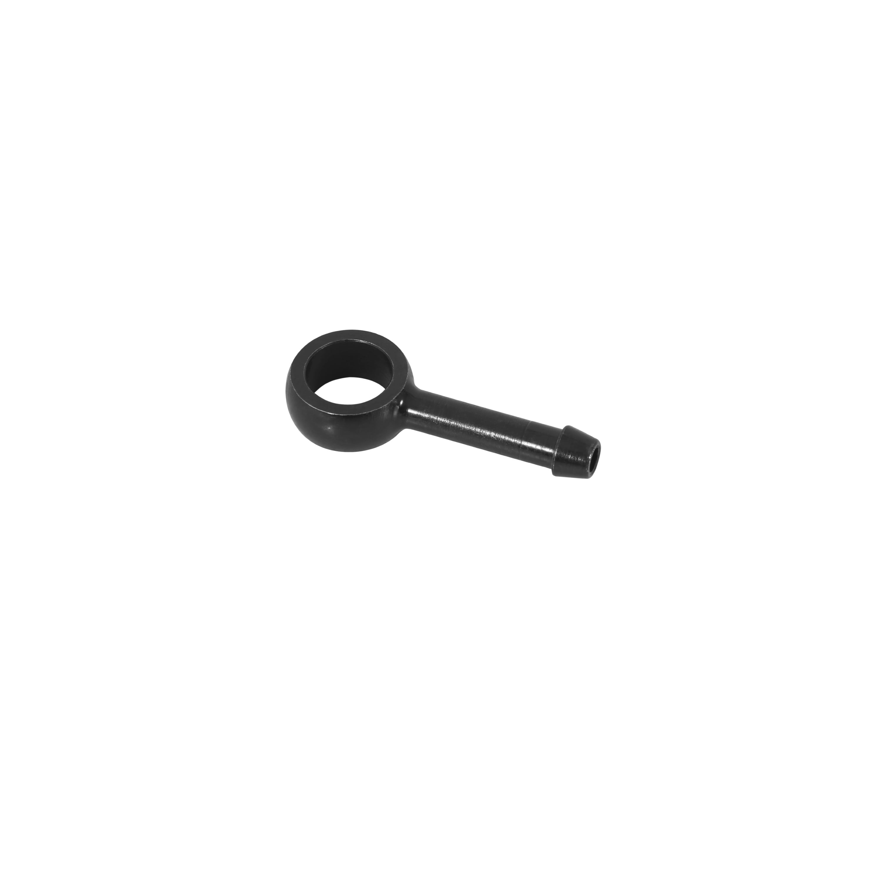 AEM 25-610 Banjo to 7mm Barb Vacuum Fitting for AEM Adjustable Fuel Pressure Regulator, Black Anodized