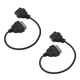 thumbnail image 3 of 1 par de cable de diagnóstico OBD2, conector de adaptador de diagnóstico ligero portátil negro de 14 pines a 16 pines para coche, 3 of 5