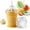 Yellow, variant on 2-In-1 Collapsible Silicone Ice Ball Maker Cup, Silicone Collapsible Ice Ball Cup With Lid And Straw, Touch-Free Large Round Ice Sphere Mold,One-Click Easy Demolding,Leakproof Travel Tumbler (Yellow)