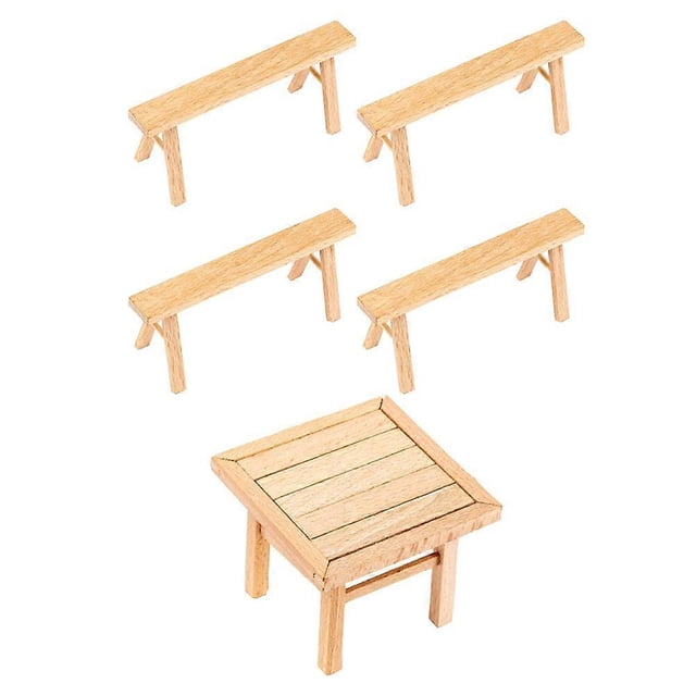 DIY Building Kit Wood Furniture Assembly Table And Chairs Set For Early Education Kids 1 Set