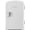White, variant on FURNO- Iceman Mini Portable Black Personal Fridge Cools Or Heats and Provides Compact Storage For Skincare, Snacks, Or 6 12oz Cans W/A Lightweight 4-liter Capacity To Take On The Go