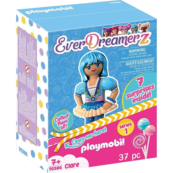 PLAYMOBIL EverDreamerz Clare with Donut Charm Doll Playset, 37 Pieces