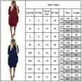 thumbnail image 2 of Askfv Women's Oversize Long Sleeve Tunic Dresses Plus Size Baggy Midi Tshirt Dress with Pockets, 2 of 4