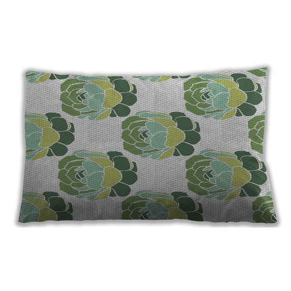 Ahgly Company Indoor Rectangular Patterned Lumbar Throw Pillow, 13 inch by 19 inch