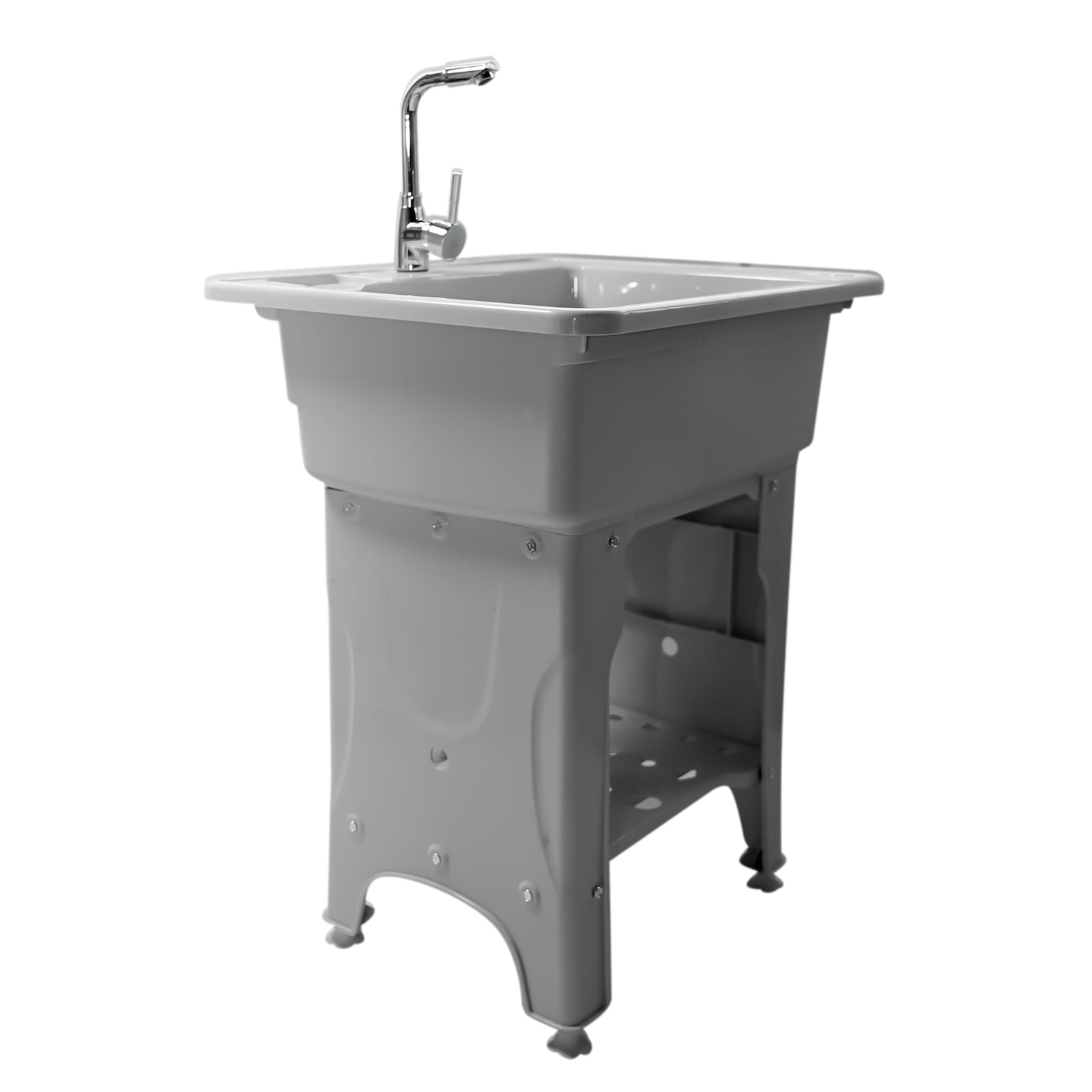 Freestanding Plastic Utility Sinks Utility Sink Laundry Tub Drop in Deep Sink