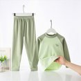 thumbnail image 6 of HFHAPW Boys Girls Pajamas Sleepwear Toddler Kids 2 Piece Long Sleeve Pjs Top and Pants Set, 6 of 6