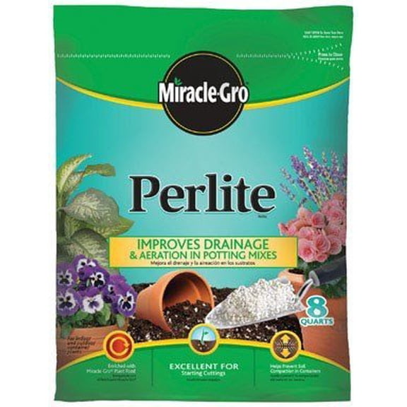 Miracle Gro 74278430 8 Qt Miracle-Gro Perlite 0.07-0.07-0.07