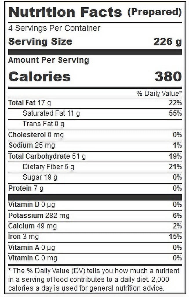 Cuisine Solutions Coconut Chia Oatmeal, 2 Pound -- 8 per case