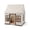 Beige-1, variant on CIPACHO Toddler Large Playhouse with Star String Lights, Holiday Birthday Gift for Kids Ages 2-6, Brown