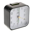 thumbnail image 4 of Reloj despertador analógico: posponer, , luz, perfect escritorio, de noche o viaje. Negro Zulema Despertador de viaje, 4 of 8