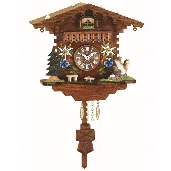 Kuckulino Black Forest Clock with quartz movement and cuckoo chime  TU 2038 PQ