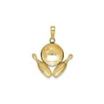 thumbnail image 3 of Gem & Harmony 10K Yellow Gold Bowling Ball and Pins Charm Pendant (NO CHAIN) for Women, 3 of 6