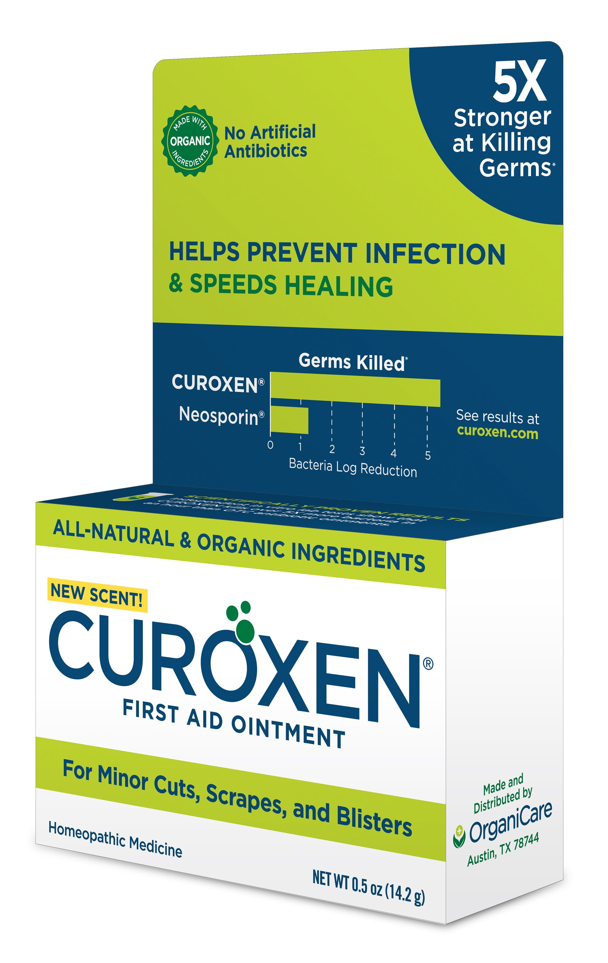 CUROXEN First Aid Ointment, 0.5 oz | All-Natural & Organic Ingredients