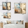 thumbnail image 4 of Designart "Beach Photo Coastal euphony I" Coastal Beach Framed Wall Art Set Of 2 - Beige Beach Framed Canvas Set For Living Room Decor, 4 of 7