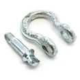 thumbnail image 1 of Red Hound Auto 1 Galvanized Steel Bow Shackle & Screw Pin Anchor 1/4 Inch Rigging WLL 1000 lbs, 1 of 5