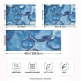 thumbnail image 4 of Bubbles Blue Pillowcases Soft Satin Pillow Covers Decorative Rectangle Envelope Closure for Women Men, 4 of 8