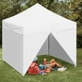 thumbnail image 5 of Euromax USA Zippered Walls for 10 x 10 Pop Up Canopy,3 Removable sidewalls & 1 Middle Door Wall(Light Blue), 5 of 5