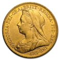 thumbnail image 2 of 1901 Great Britain Gold Sov Victoria Veil Head BU, 2 of 2