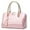 Pink, variant on Patent Leather Shiny Women Handbag Elegant Evening Shoulder Crossbody Bag Boston Style Parties Formal Events