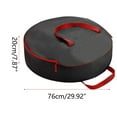 thumbnail image 4 of Premium Wreath Storage Container，Christmas Wreath Storage Bags with Durable Oxford Material and Reinforced Handle for Holiday Xmas，Dust，Pest Protect，Holiday Wreaths Storage Holder 24" and 30", 4 of 5
