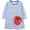 B# Strawberry Blue, variant on HWJAD Long Sleeve Dress for Toddler Girls 2-7Y Spring Fall Cotton Kids 3D Apple Crossbody Bag Applique Dresses