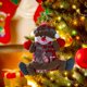thumbnail image 5 of Teissuly Christmas Tree Pendant Doll Ornaments, Santa Clause Snowman Doll Long-Legged Hanging Christmas Tree for Windows Door Fireplace Teissuly WER202310233816, 5 of 6