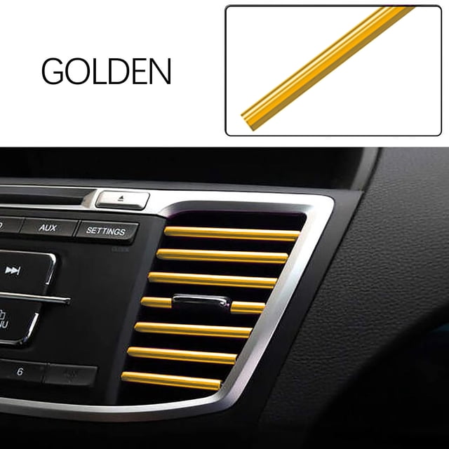EGNMCR Car-conditioning Outlet Decorative Strip In-car Anti-collision Strip Decorative strip