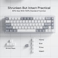 thumbnail image 4 of Teclado Gaming Redragon K631 Grey 65% Cableado RGB 68 teclas, 4 of 7