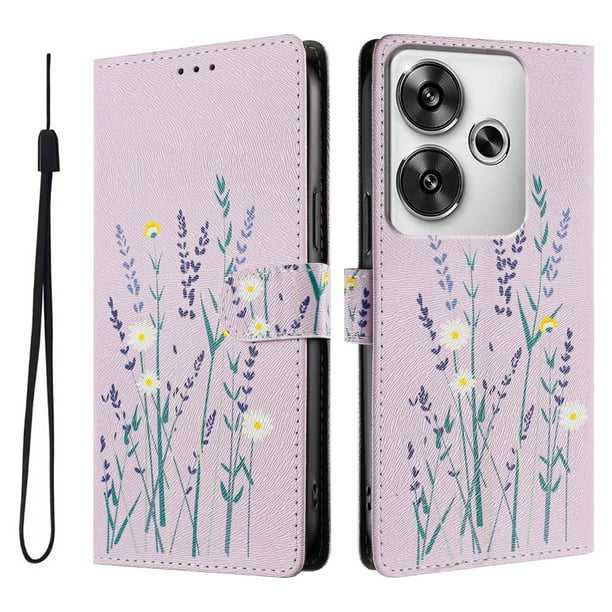 FOXDOCK Funda Tipo Cartera para Xiaomi POCO F6 5G con Soporte y Correa – Diseño de Patrones Lindos