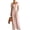 Pink #57, variant on Jumpsuits for Women Loose Short Sleeve Square Neck Rompers Stretchy Comfy Long Pant Overalls with Pockets Ginger M