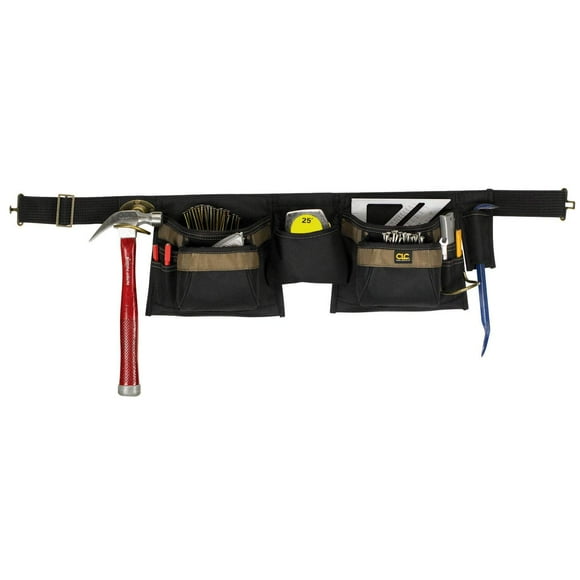 Cinturón para herramientas Custom Leathercraft CLC Work Gear 1429, 12 bolsillos