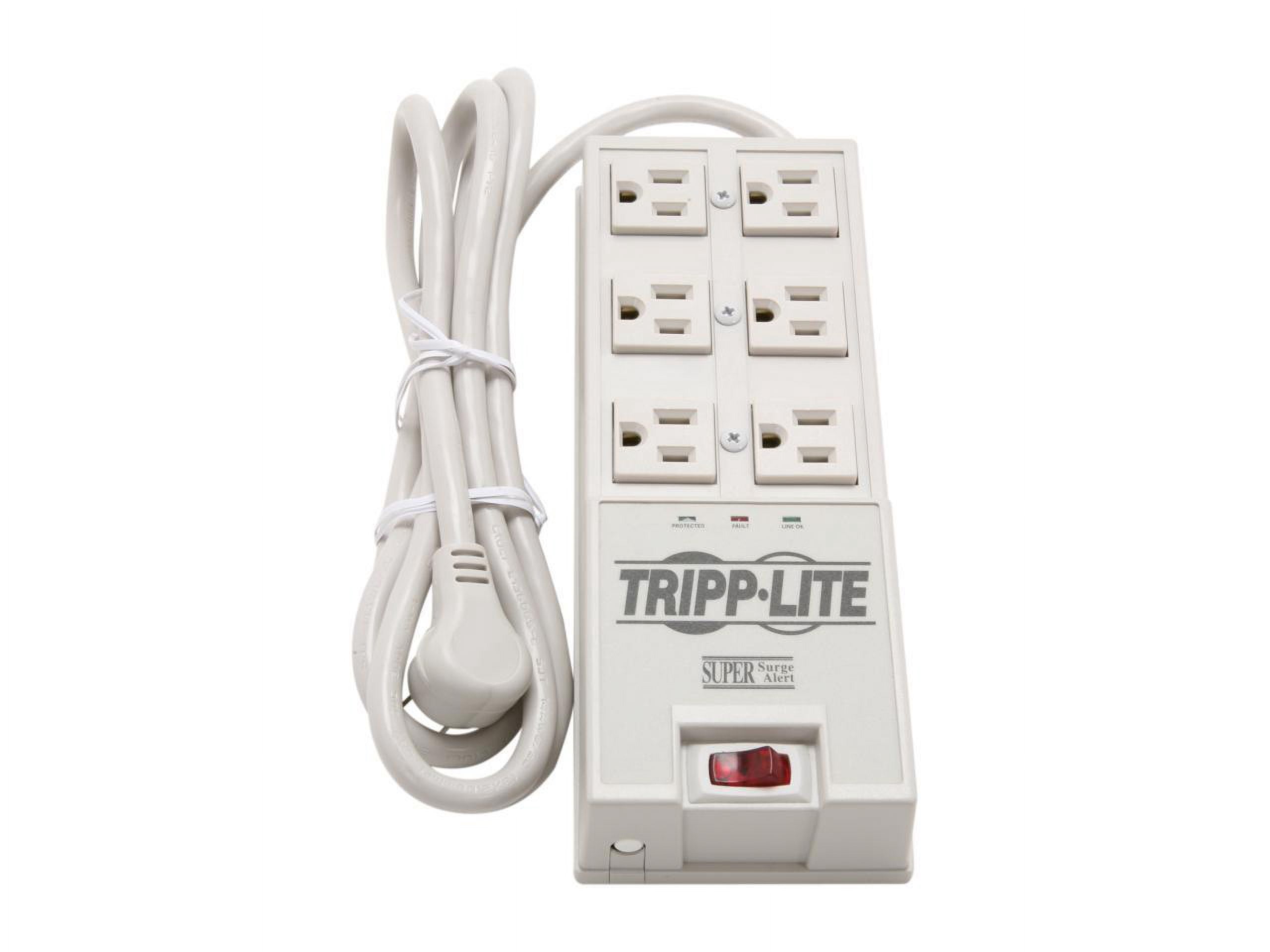 Tripp Lite Protect It! 6-Outlet Super Surge Alert Protector, 2420 Joules