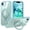 Blue, variant on Case for iPhone 16e Magnetic Ring Holder Bracket Slim Case, Rugged Shockproof Hybrid Military Grade Protection Cover for iPhone 16e, Compatible with Mag-Safe Wireless Charging, Purple