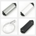thumbnail image 2 of Off-road motorcycle exhaust cylinder ATV ATV muffler CRF KLX small high race fish mouth exhaust pipe tail section-grey, 2 of 3